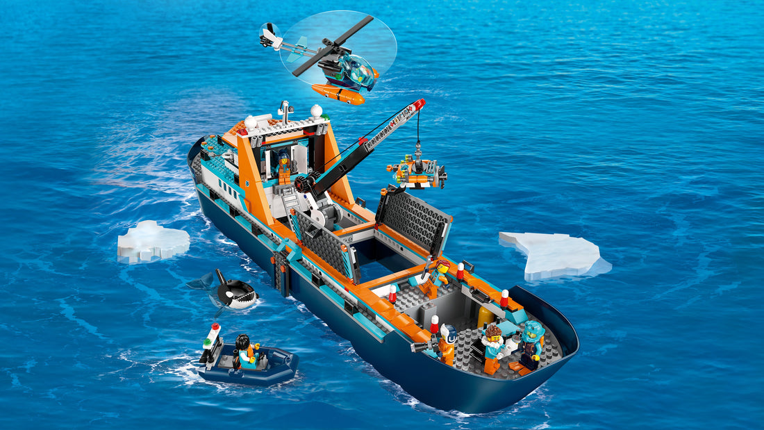LEGO City 60368 Arktis-Forschungsschiff im Check: Das größte City-Schiff aller Zeiten