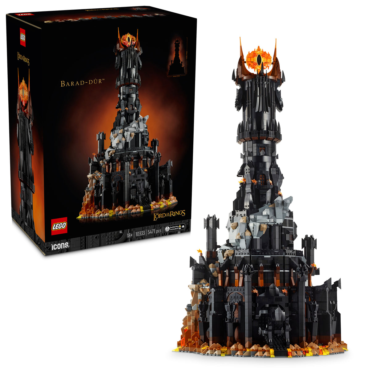 LEGO® Icons Der Herr der Ringe: Barad-dûr™ (10333)