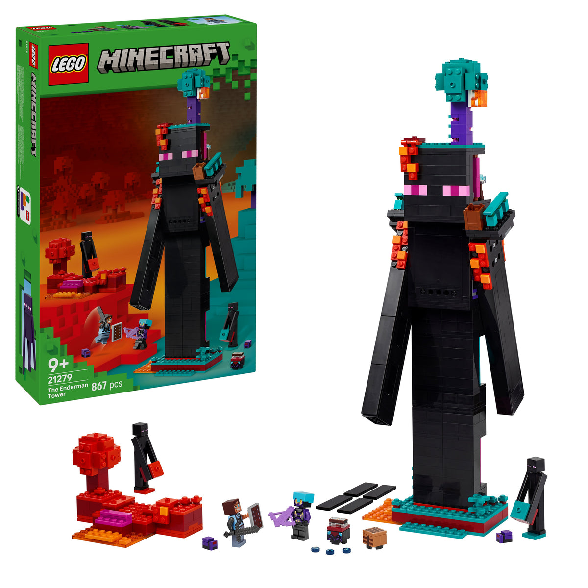 LEGO® Minecraft® Der Enderman-Turm (21279)