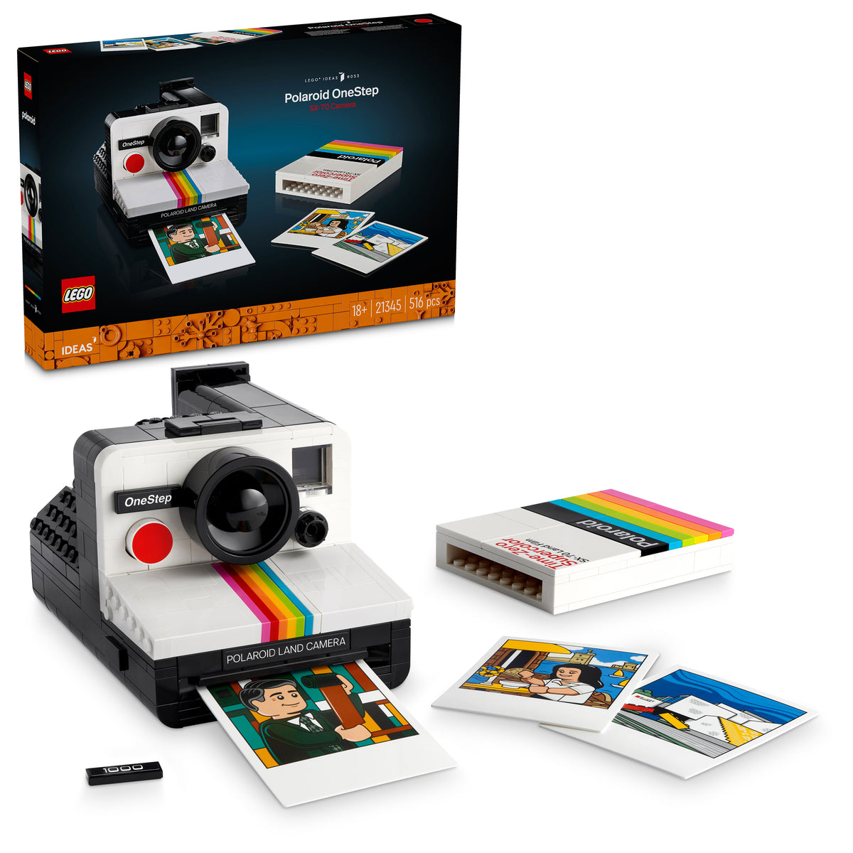 LEGO® Ideas Polaroid OneStep SX-70 Sofortbildkamera (21345)