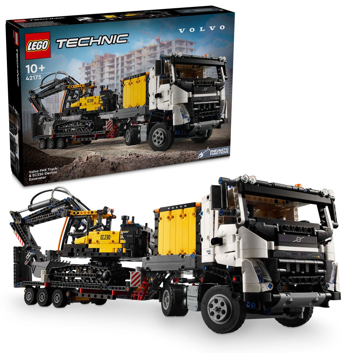 LEGO® Technic Volvo FMX LKW mit EC230 Electric Raupenbagger (42175)