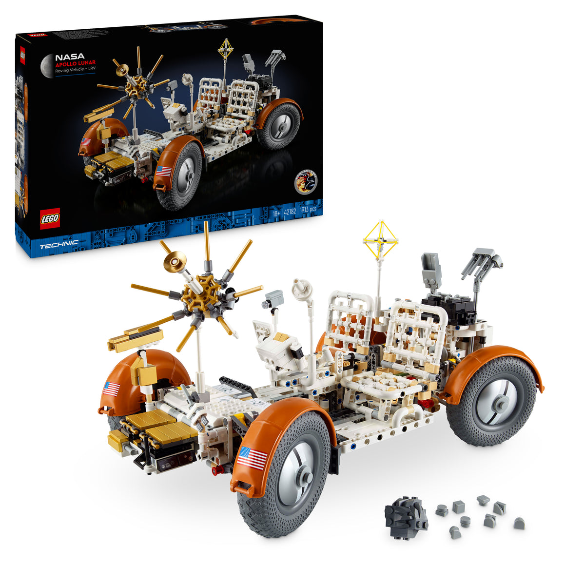 LEGO Technic NASA Apollo Lunar Roving Vehicle (LRV) (42182) – Set neu und versiegelt