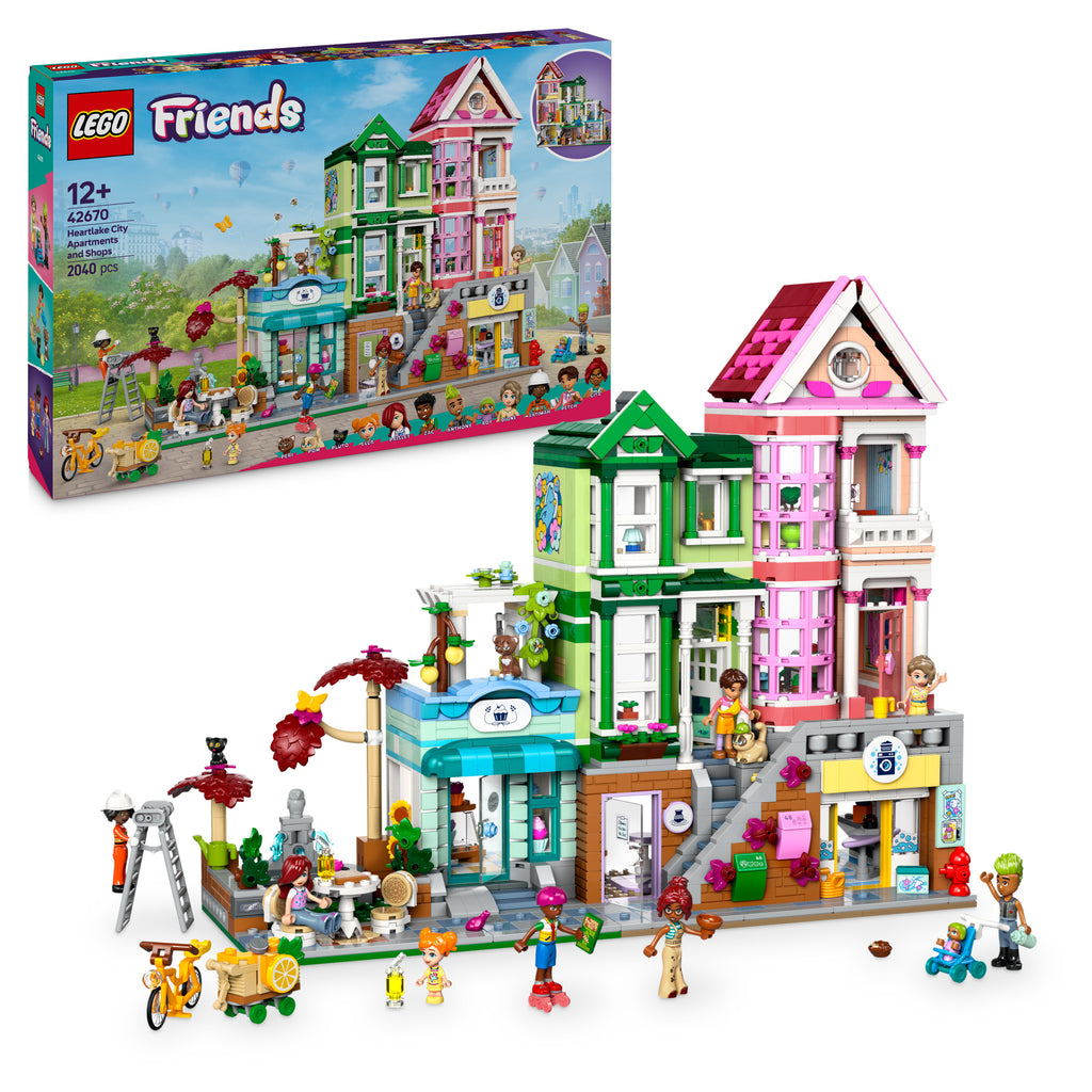 LEGO Friends Heartlake City Wohn- und Einkaufsstraße (42670) – Set neu und versiegelt