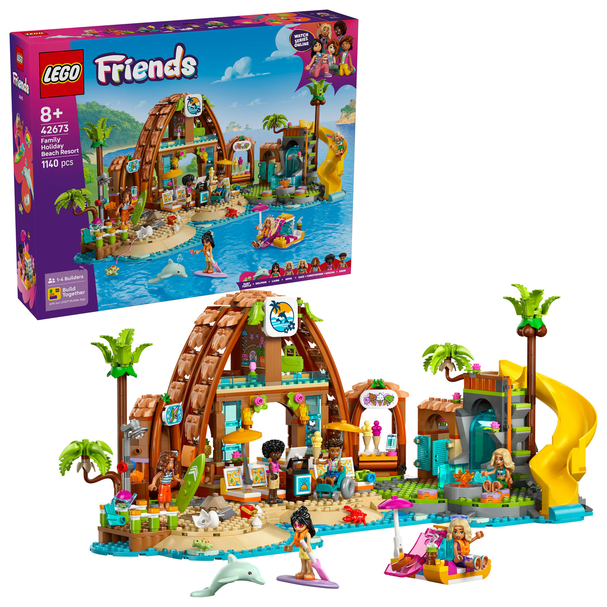 LEGO® Friends Familienurlaub im Strandresort (42673)