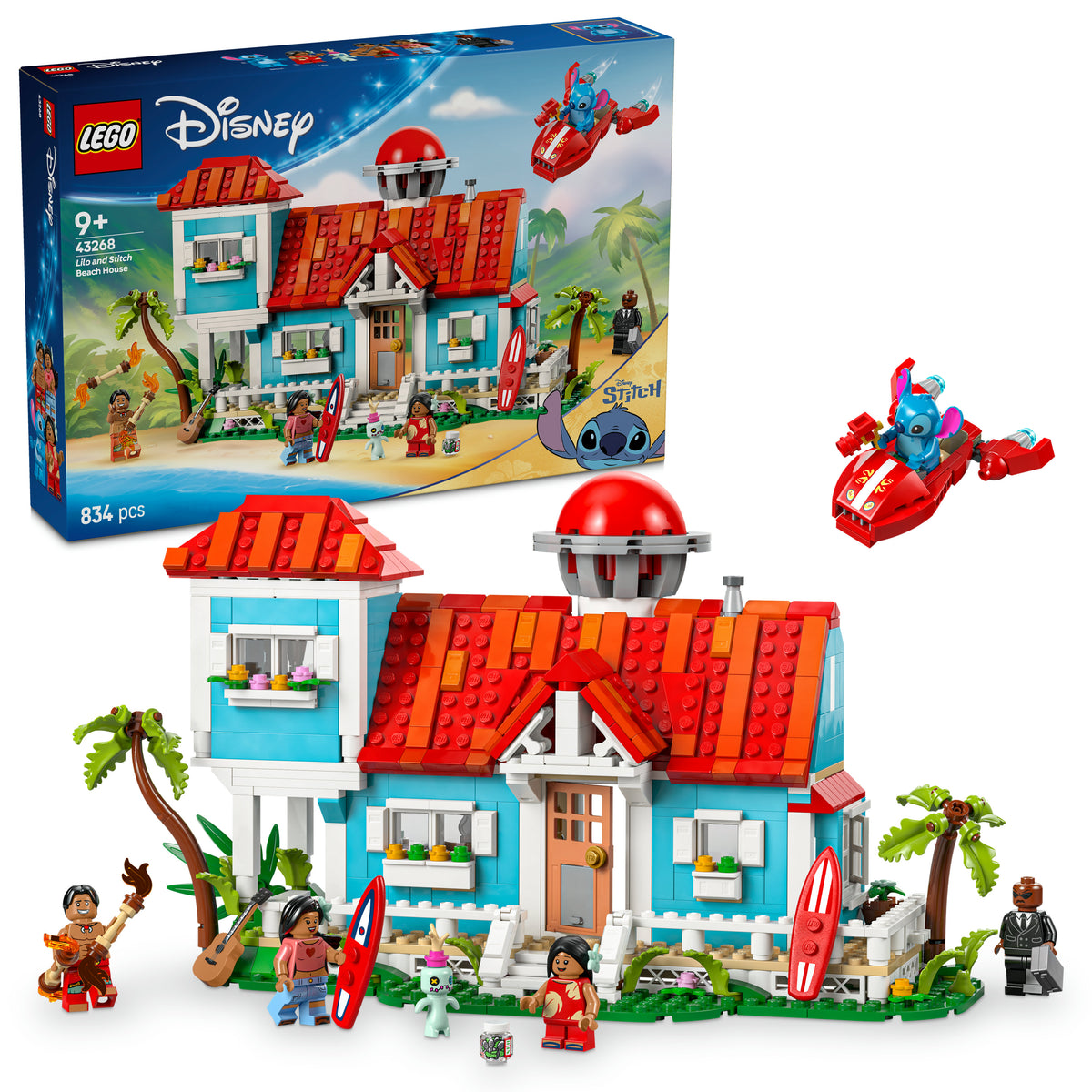 LEGO® ǀ Disney Das Strandhaus aus „Lilo und Stitch“ (43268)