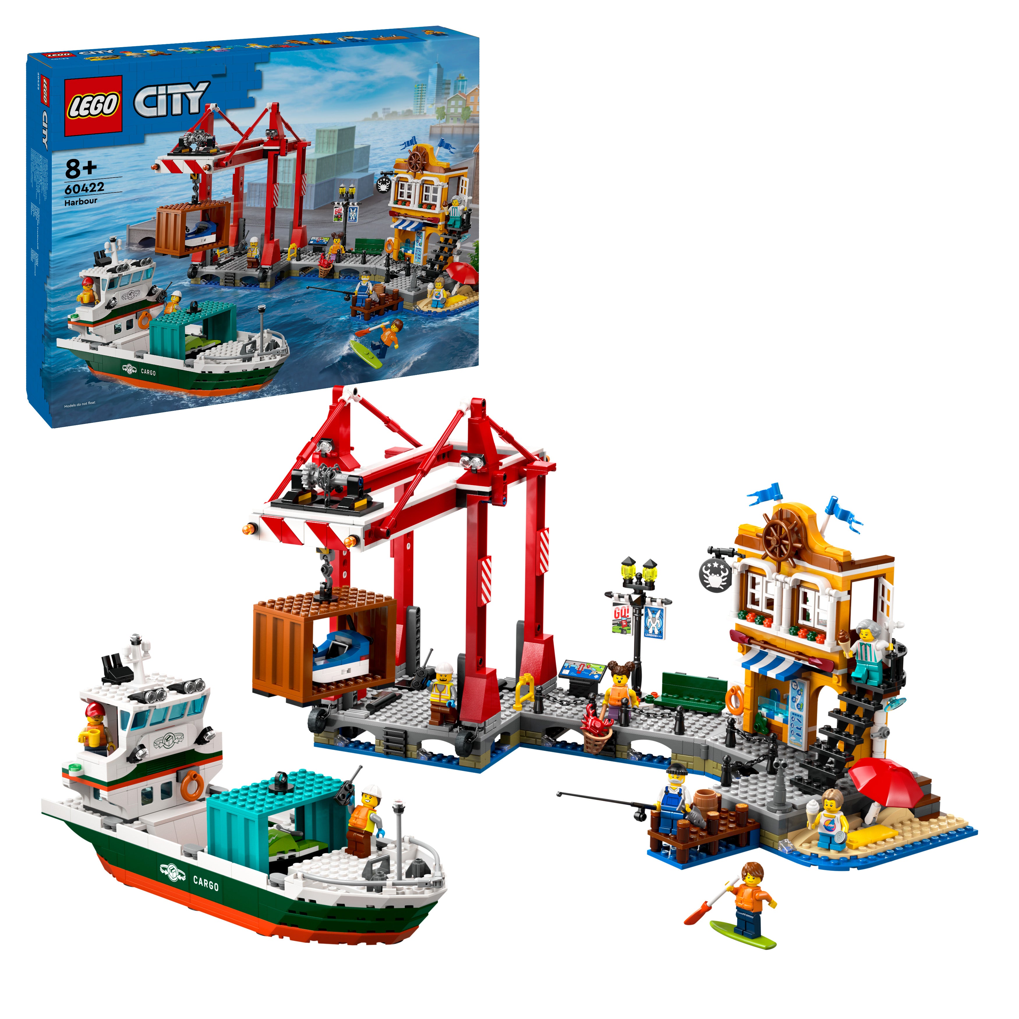 LEGO® City Hafen mit Frachtschiff (60422)
