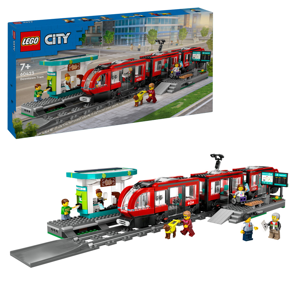 LEGO City Straßenbahn mit Haltestelle (60423) – Set neu und versiegelt