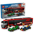 LEGO® City F1® Transporter mit RB20 & AMR24 F1® Rennautos (60445)