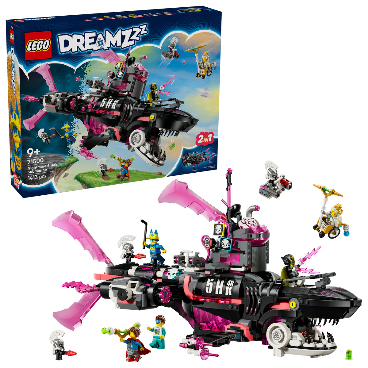 LEGO® DREAMZzz™ Albtraumhai-U-Boot (71500)
