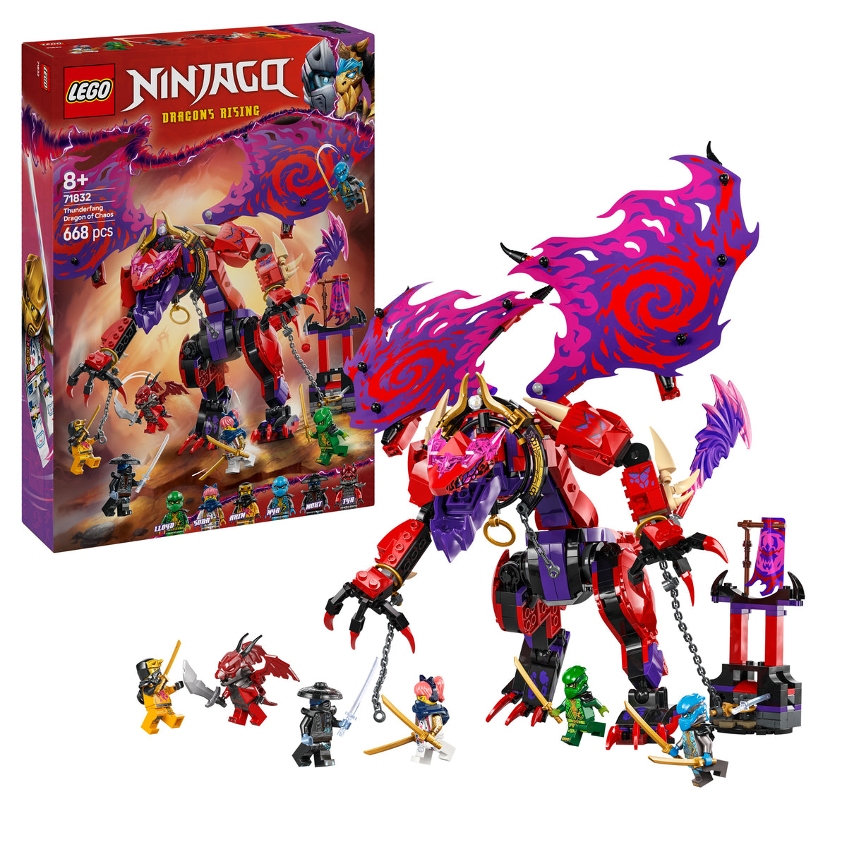 LEGO® NINJAGO® Chaosdrache Donnerzahn (71832)