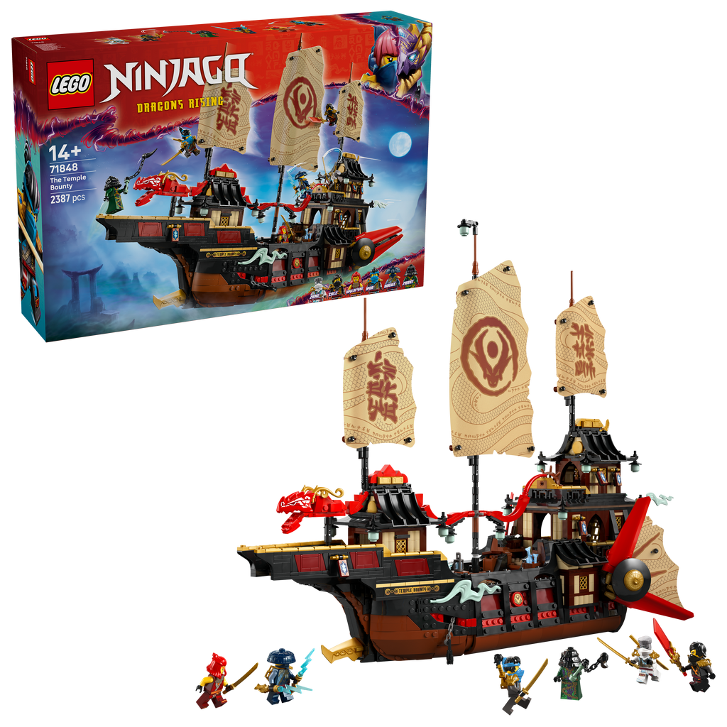 LEGO NINJAGO Der Tempel-Flugsegler (71848) – Set neu und versiegelt