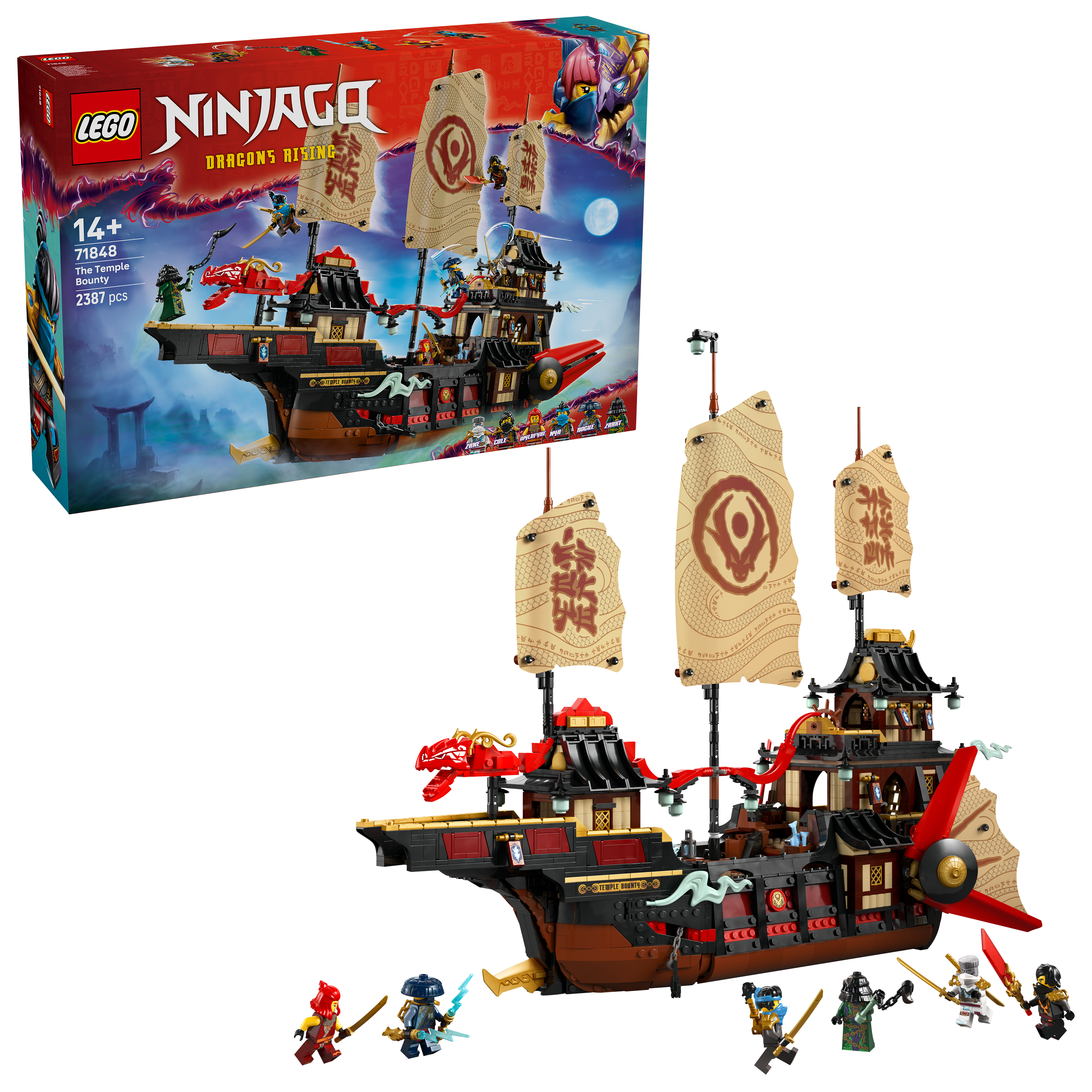 LEGO NINJAGO Der Tempel-Flugsegler (71848) – Set neu und versiegelt