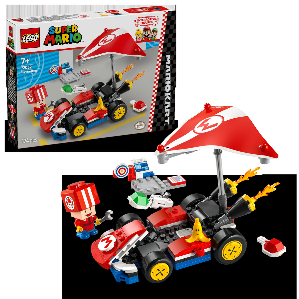 LEGO® Super Mario™: Mario Kart™ – Standard-Kart (72032)
