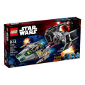 LEGO® Star Wars Vader's TIE Advanced vs. A-Wing Starfighter (75150)