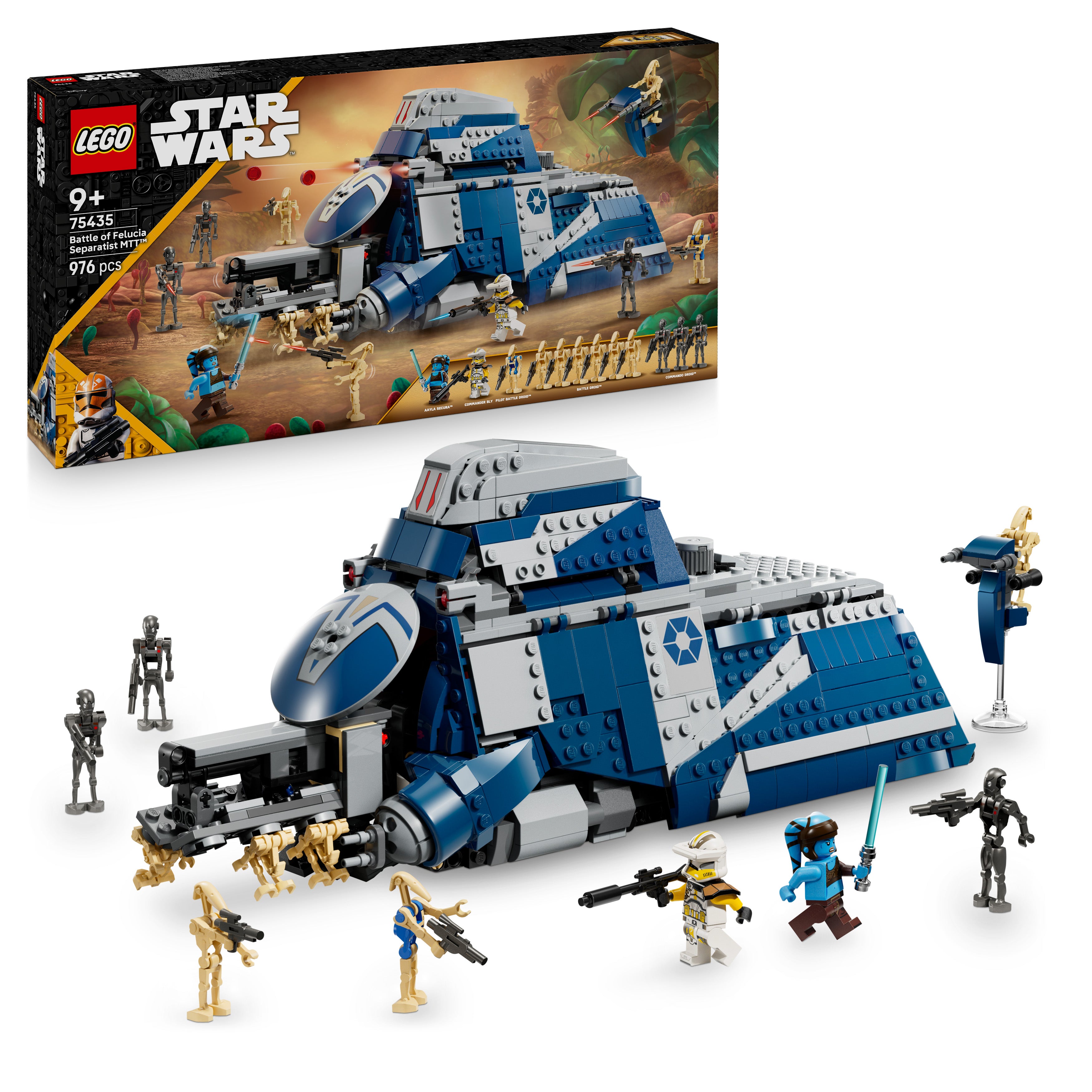 LEGO Star Wars MTT der Separatisten in der Schlacht von Felucia (75435) – Set neu und versiegelt