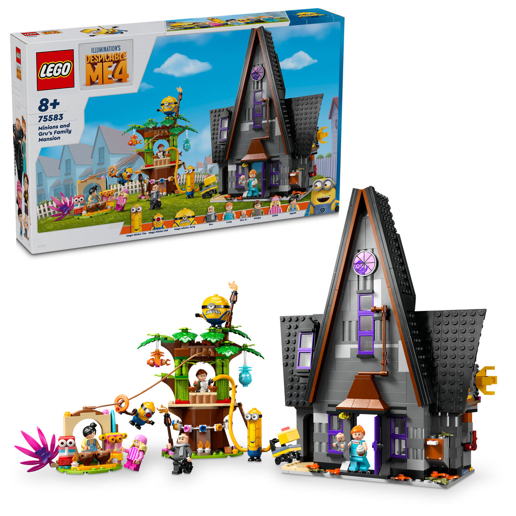 LEGO® Ich – Einfach unverbesserlich 4 Familienvilla von Gru und den Minions (75583)