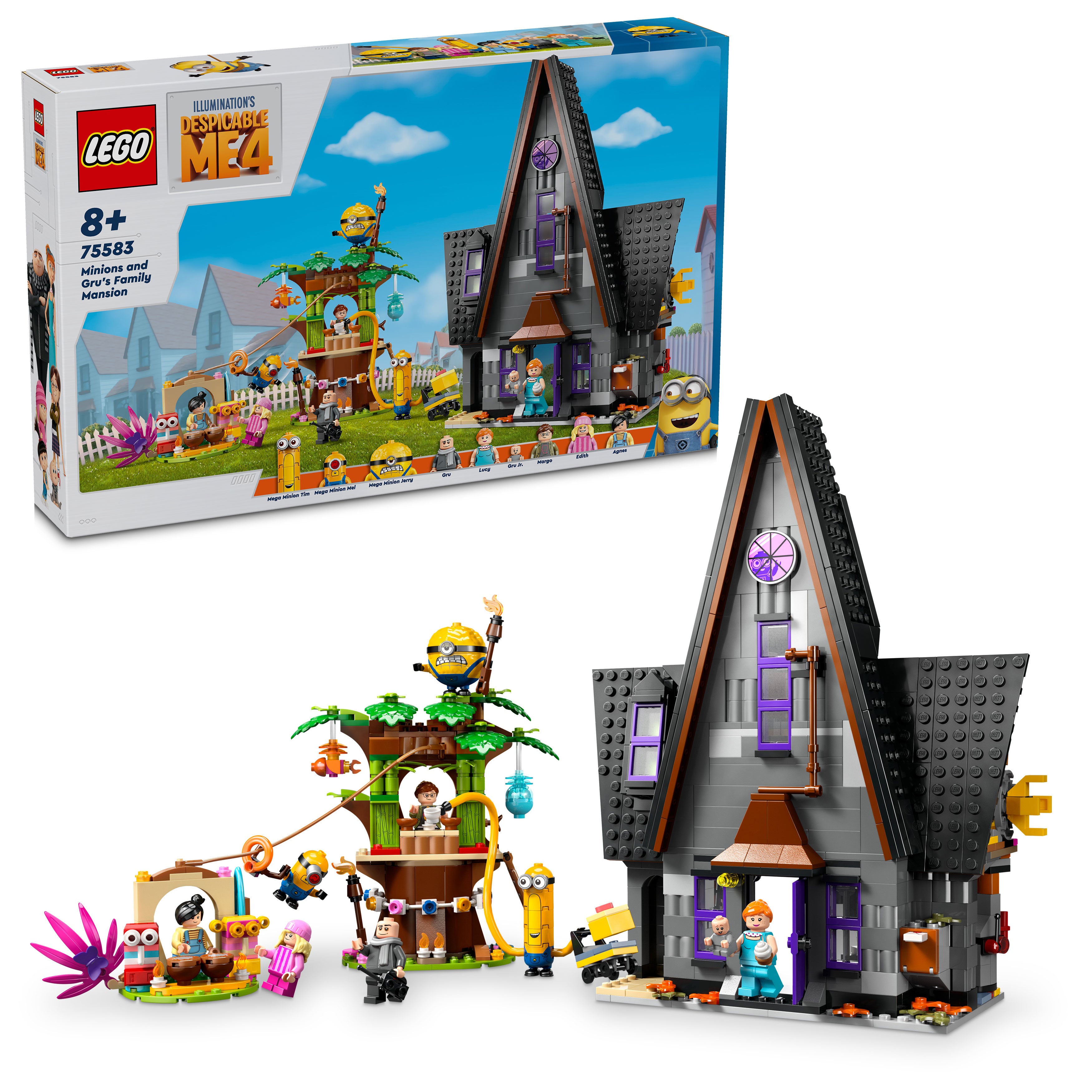 LEGO® Ich – Einfach unverbesserlich 4 Familienvilla von Gru und den Minions (75583)