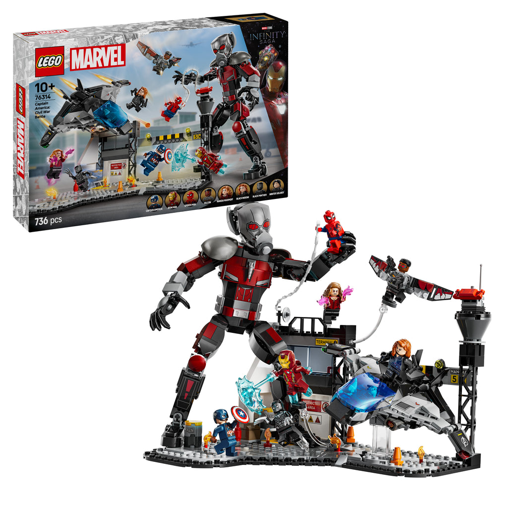 LEGO Marvel Captain America: Civil War Actionduell (76314) – Set neu und versiegelt