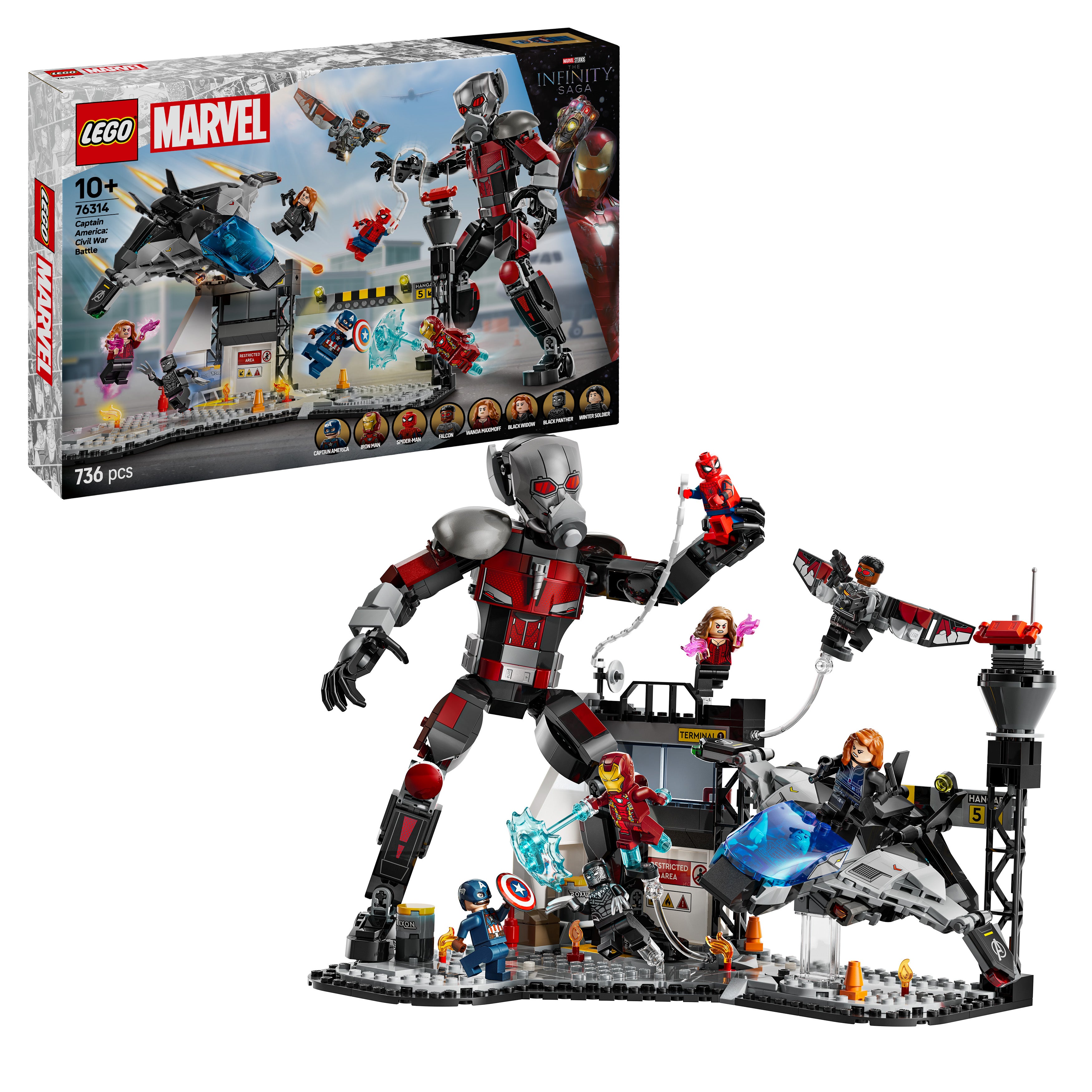LEGO Marvel Captain America: Civil War Actionduell (76314) – Set neu und versiegelt