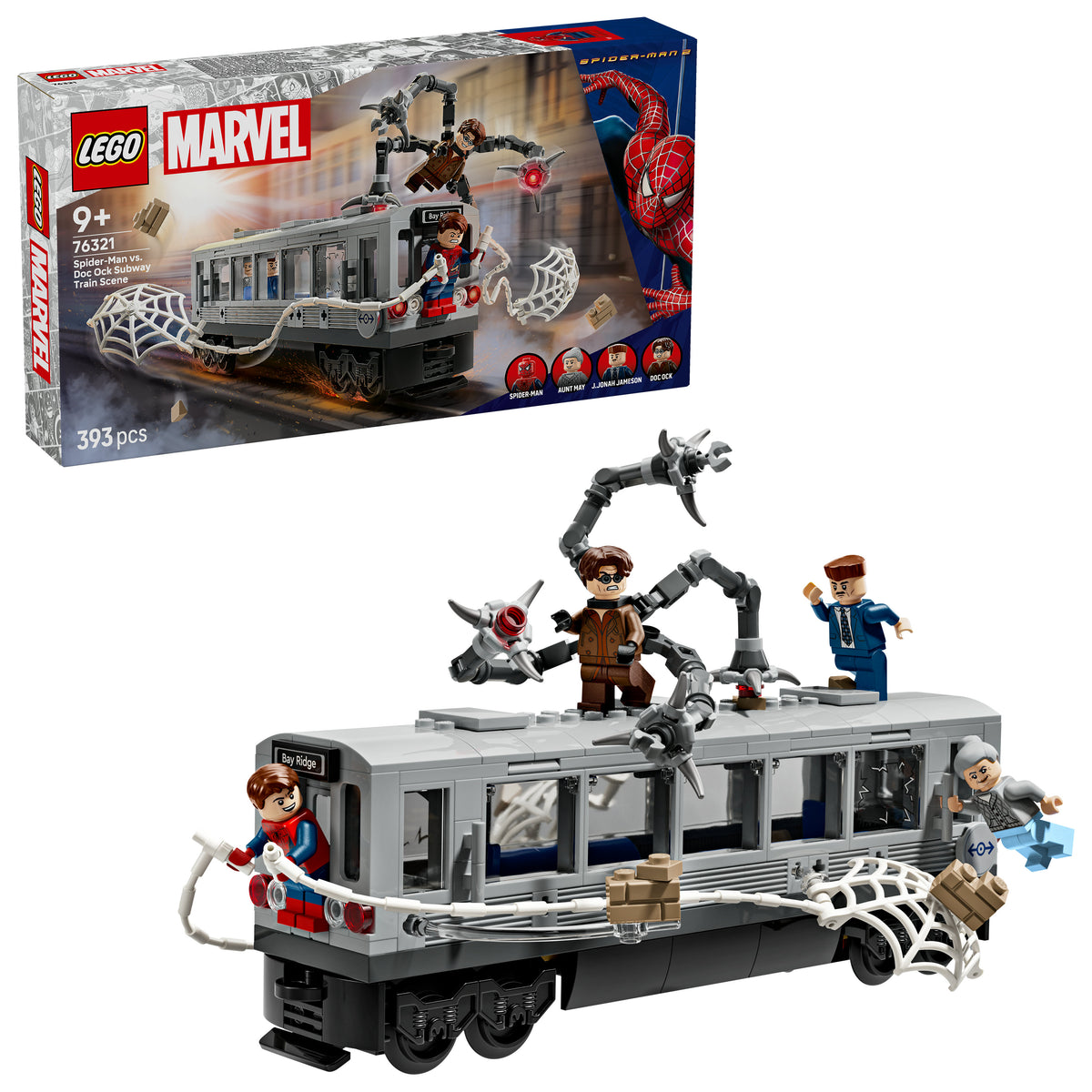 LEGO® ǀ Marvel Spider-Man vs. Doc Ock: Showdown in der U-Bahn (76321)